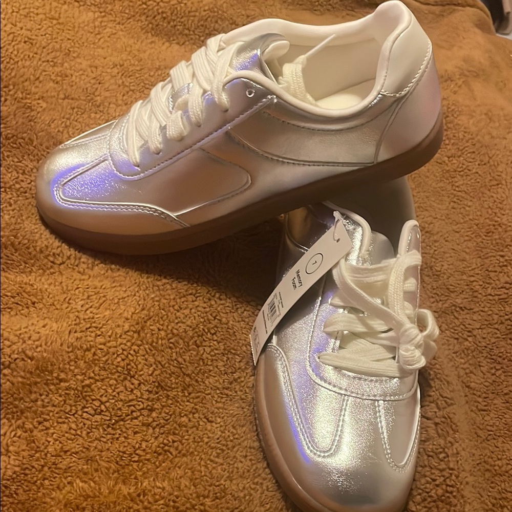 Women's Silver Sneakers